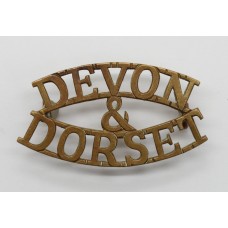 Devonshire and Dorset Regiment (DEVON/&/DORSET) Shoulder Titl