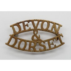 Devonshire and Dorset Regiment (DEVON/&/DORSET) Shoulder Title