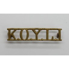 King's Own Yorkshire Light Infantry (K.O.Y.L.I.) Shoulder Title