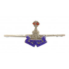 Yorkshire Regiment (Green Howards) Silver & Enamel Sweetheart Brooch