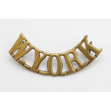 West Yorkshire Regiment (W. YORK) Shoulder Title