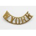 West Yorkshire Regiment (W. YORK) Shoulder Title