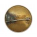 6th Dragoon Guards (Carabiniers) Mother of Pearl & Silver Rim Sweetheart Brooch
