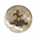 Royal West Kent Regiment Mother of Pearl & Silver Rim Sweetheart Brooch