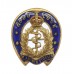 Royal Army Medical Corps (R.A.M.C.) Good Luck Horseshoe Sweetheart Brooch