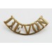 Devonshire Regiment (DEVON) Shoulder Title