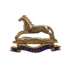 West Yorkshire Regiment Enamelled Sweetheart Brooch