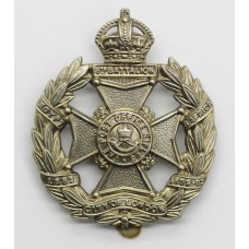 8th City of London Bn. (Post Office Rifles) London Regiment Cap Badge - King's Crown