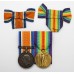 WW1 British War & Victory Medal Pair - Wkr. E.E. McBurney, Queen Mary's Army Auxiliary Corps