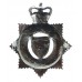 Preston Borough Police Senior Officer's Enamelled Cap Badge - Queen's Crown