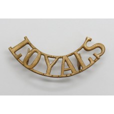 Loyal North Lancashire Regiment (LOYALS) Shoulder Title