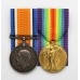 WW1 British War & Victory Medal Pair - Wkr. E.E. McBurney, Queen Mary's Army Auxiliary Corps