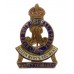 WWI Surrey Yeomanry (Queen Mary's Regiment) Brass & Enamel Sweetheart Brooch