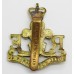 Royal Monmouthshire Royal Engineers Bi-Metal Cap Badge - Queen's Crown