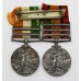 Queen's South Africa Medal (Clasps - Cape Colony, Orange Free State, Transvaal) & King's South Africa Medal (Clasps - South Africa 1901, South Africa 1902) - Tpr. T. Kiernan, City of London Imperial Volunteers & 80th (Sharpshooters) Coy. Imperial Yeomanry