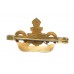 WWI Royal Field Artillery Brass & Enamel Horseshoes Sweetheart Brooch