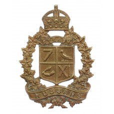 Canadian 7th/11th Hussars Cap Badge - King's Crown