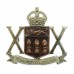 Canadian 20th Saskatchewan Dragoons (Armoured) Cap Badge - King's Crown