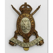 6th Dragoon Guards (Carabiniers) Cap Badge - King's Crown