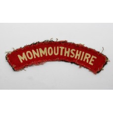 WW2 Monmouthshire Regiment (MONMOUTHSHIRE) Printed Shoulder Title