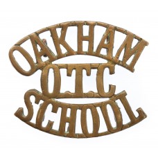 Oakham School O.T.C. (OAKHAM/OTC/SCHOOL) Shoulder Title