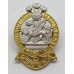 Queens Regiment Officers Cap Badge