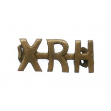 10th Royal Hussars (XRH) Shoulder Title