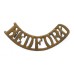 Bedfordshire Regiment (BEDFORD) Shoulder Title