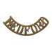 Bedfordshire Regiment (BEDFORD) Shoulder Title