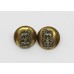 Pair of Royal Marines Officer's Mess Dress Cap Buttons - King's Crown