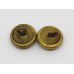 Pair of Royal Marines Officer's Mess Dress Cap Buttons - King's Crown