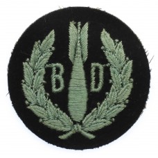 Royal Air Force (R.A.F.) Bomb Disposal Cloth Arm Badge 