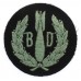 Royal Air Force (R.A.F.) Bomb Disposal Cloth Arm Badge 