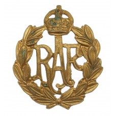 Royal Air Force (R.A.F.) Cap Badge - King's Crown