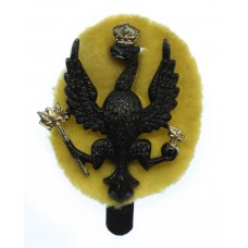 14th/20th King's Hussars Black Anodised (Staybrite) Cap Badge 