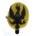 14th/20th King's Hussars Black Anodised (Staybrite) Cap Badge 