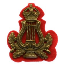 British Army Bandmaster's Musician Arm Badge - King's Crown