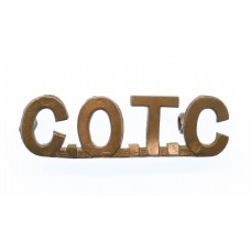 Canadian Officer's Training Corps (C.O.T.C.) Shoulder Title
