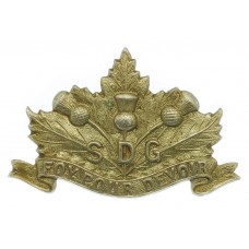 Canadian Stormont, Dundas & Glengarry Highlanders Cap Badge