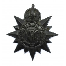 Canadian Victoria Rifles of Canada Cap Badge - King's Crown