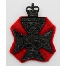 16th London Regiment (Queen's Westminster & Civil Service Rifles) Cap Badge - Queen's Crown