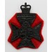 16th London Regiment (Queen's Westminster & Civil Service Rifles) Cap Badge - Queen's Crown