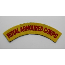 Royal Armoured Corps (ROYAL ARMOURED CORPS) Cloth Shoulder Title