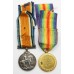 WW1 British War Medal, Victory Medal and Memorial Plaque - Pte. T. Findlow, 1st Bn. South Wales Borderers - K.I.A.