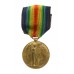 WW1 Victory Medal - Pte. F. Feather, Royal Army Medical Corps