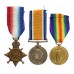 WW1 1914-15 Star Medal Trio - Pte. W.E. Eggatt, York & Lancaster Regiment