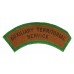 Auxiliary Territorial Service A.T.S. (AUXILIARY TERRITORIAL/SERVICE) WW2 Printed Shoulder Title