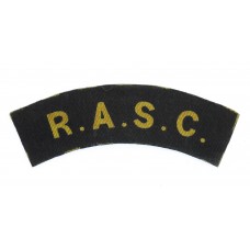 Royal Army Service Corps (R.A.S.C.) WW2 Printed Shoulder Title