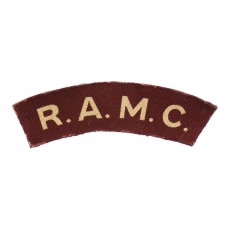 Royal Army Medical Corps (R.A.M.C.) Printed Shoulder Title