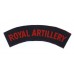 Royal Artillery (ROYAL ARTILLERY) Printed Shoulder Title